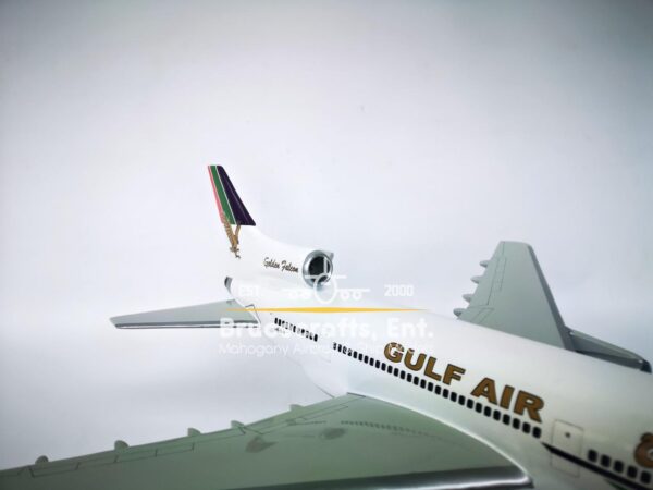 Model of Lockheed L-1011 TriStar-200 Gulf Air with detailed craftsmanship.